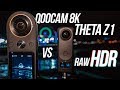 BEST Raw 360 Photo Camera of 2020 - Ricoh Theta Z1 vs Qoocam 8K + Pro HDR workflow tutorial