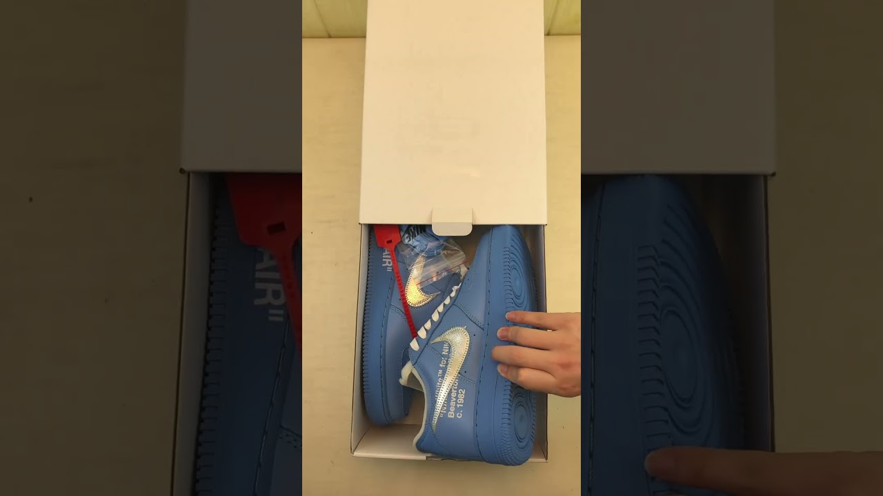 NIKE AIR FORCE 1 LOW OFF-WHITE MCA UNIVERSITY BLUE CI1173-400 