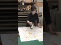Incredible 1,300-Year-Old Japanese Technique: Handcrafting Contemporary Art Panels #shorts #short