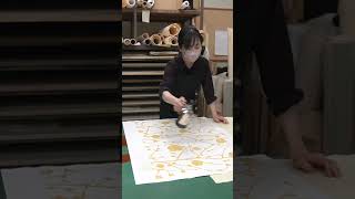 Incredible 1,300-Year-Old Japanese Technique: Handcrafting Contemporary Art Panels #shorts #short
