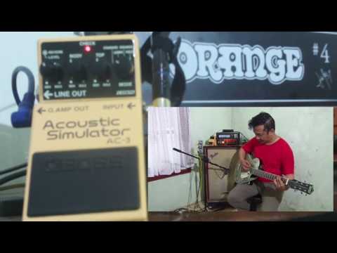 BOSS AC 3 Acoustic Simulator Pedal sound check