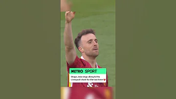 Diogo Jota Sings His Liverpool Chant With The Fans One Last Tim 