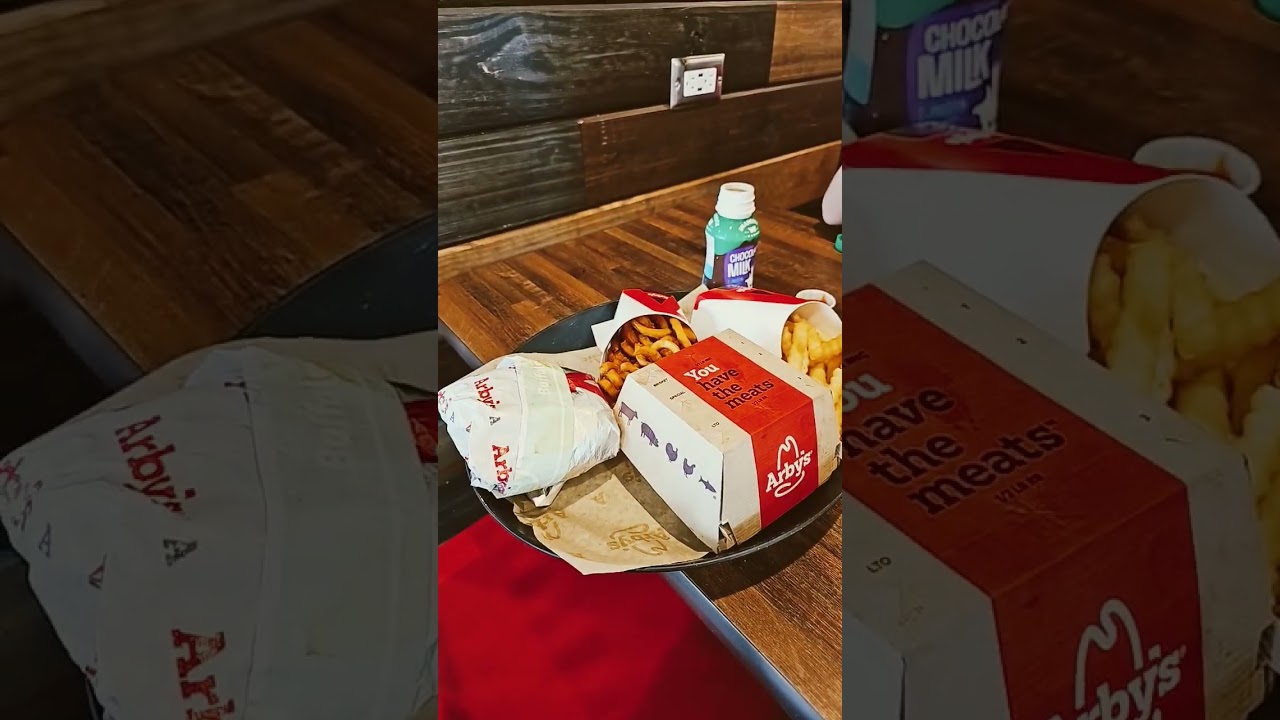 my birthday at Arby's in Waterloo, Iowa