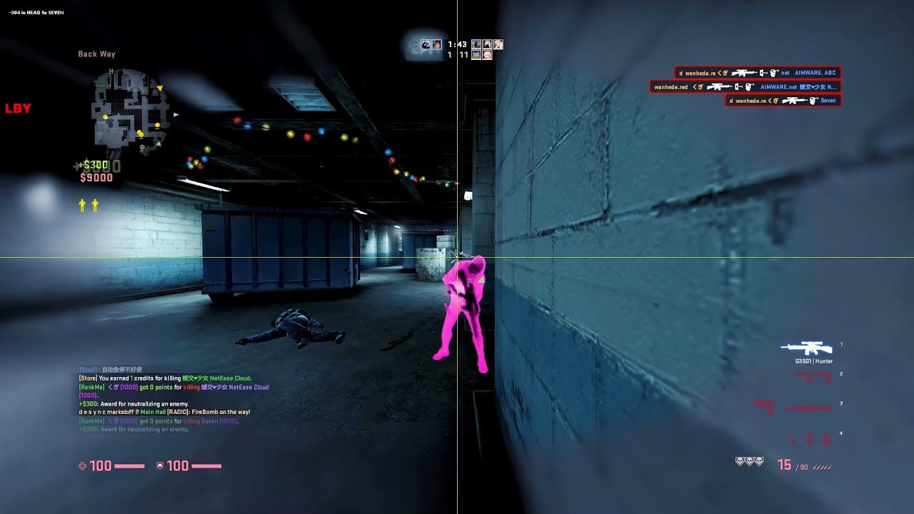 Sunset ft.wanheda.red best free cheat taps aimware (download in desc) | CSGOHvH Clips