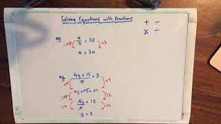 Solving Equations With Positive Fractions