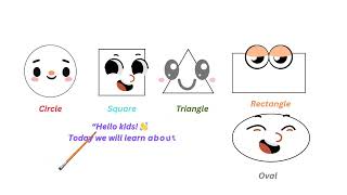 Learn Shapes For Kids Circle, Square, Triangle, Rectangle & Oval Fun Learning Video