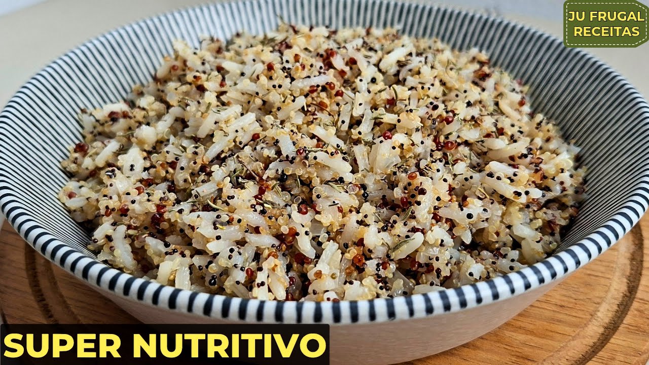 O Segredo para fazer ARROZ com QUINOA mais Soltinho da Vida, Super Fácil e Nutritivo