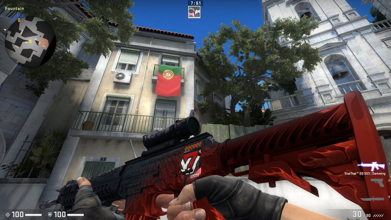 CSGO StatTrak™ SG 553 Darkwing Field Tested - YouTube