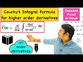 Cauchy integral formula for higher order derivatives with proof
