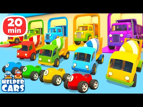 Cartoons for kids & animation full episodes - A car carrier & a toy shop | Cars and trucks