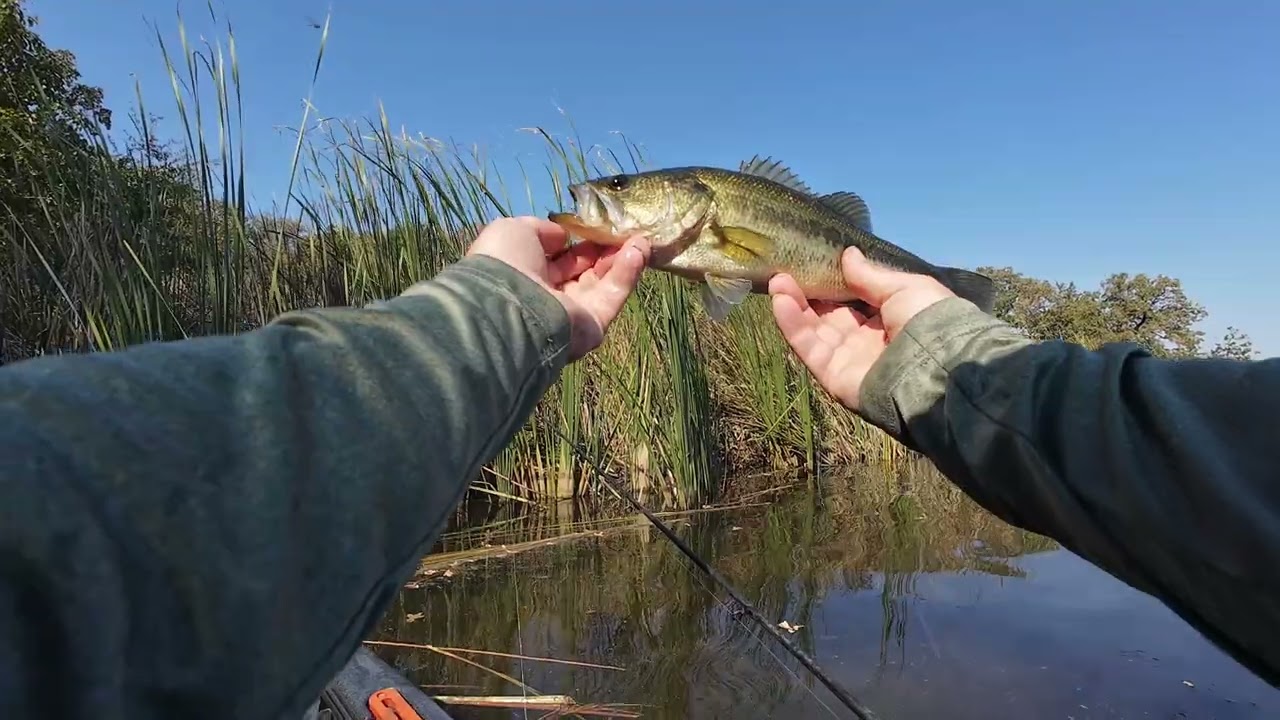 Bass Fishing on my Kayak