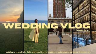 Connecticut | Branford House Wedding, Skincare, life update, Yale, bookstore, maintenance, etc.