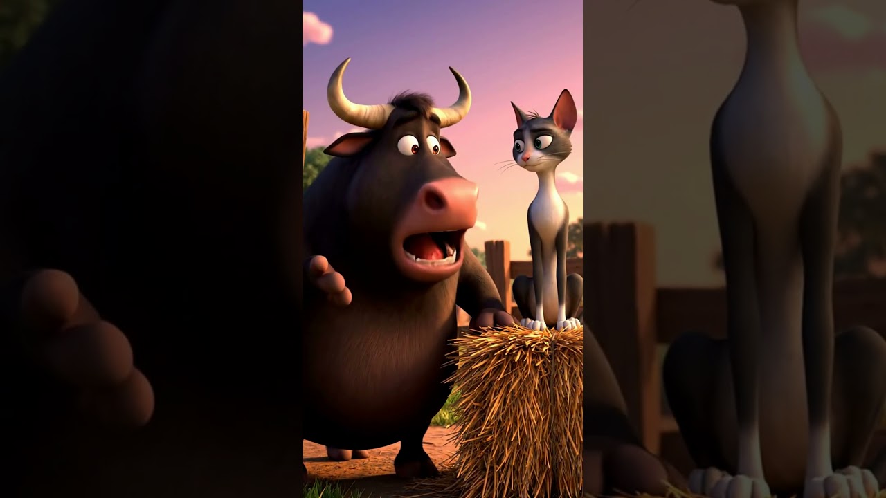 “Midnight Farm Drama 😭🐮”  