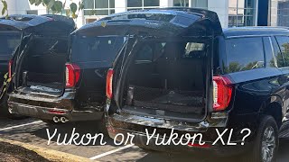 Differences between the Yukon & Yukon XL