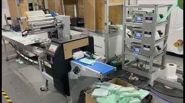 1+1 surgical mask machine inner ear loop folding