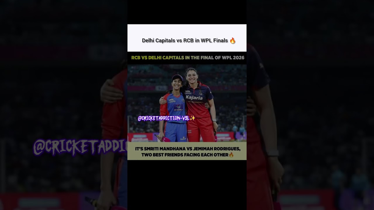 Delhi Capitals vs RCB in WPL Finals🔥 