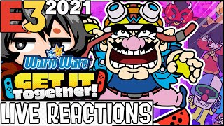 PLAYABLE ASHLEY, MONA & MORE! Warioware Get It Together! E3 2021 LIVE REACTIONS! - DarkLightBros