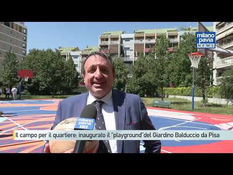 Video Il campo per il quartiere: inaugurato il playgrounddel Giardino Balduccio da Pisa