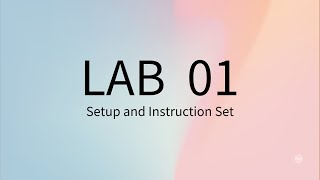 Lab1-2: Introduction to Instruction Set