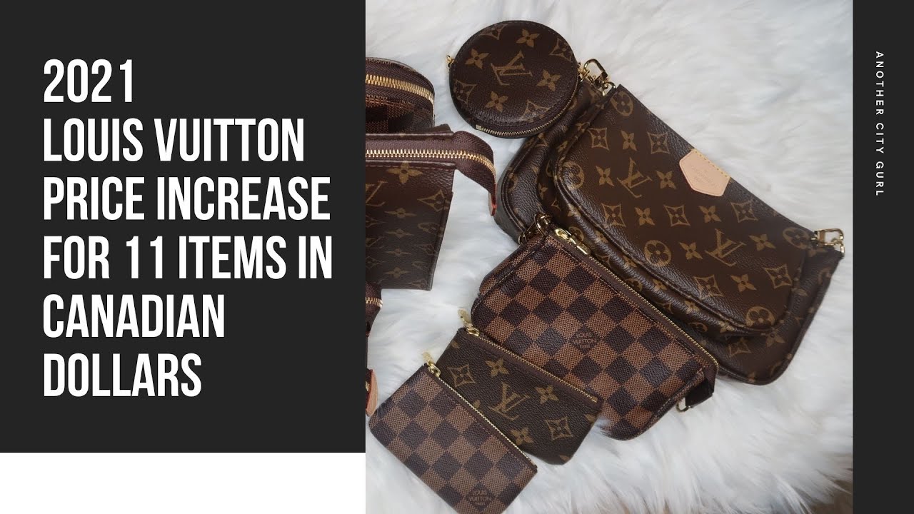 Louis Vuitton Price increase in 2016