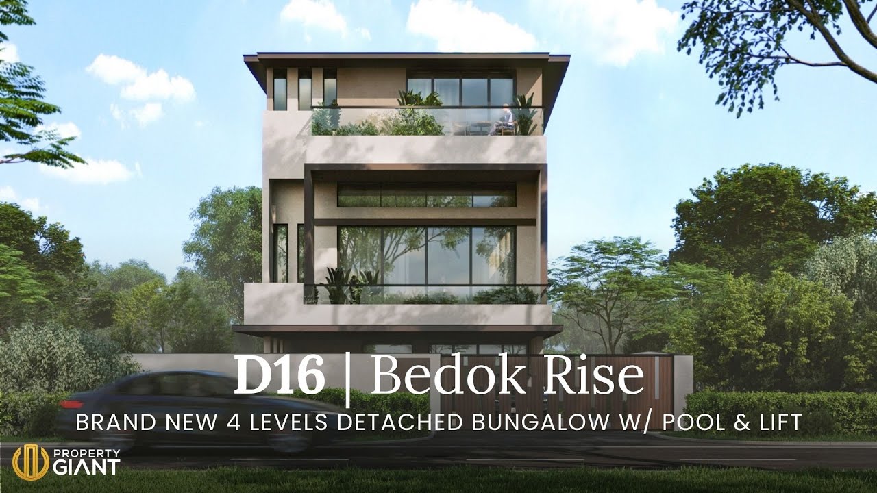 Bedok Rise: совершенно новое 5-уровневое бунгало с 8 спальнями!