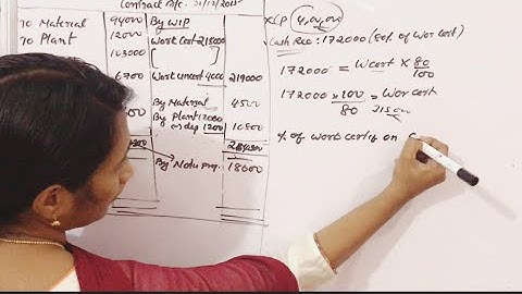 3 Contract costing  problem with solution(incomplete contract)