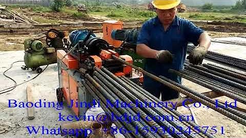 JBG 40 Fully auto Pneumatic rebar threading machine