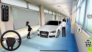 3D Driving Class 2025 | New Audi A4 Car Accident | Best Android Car Driving Simulator screenshot 4