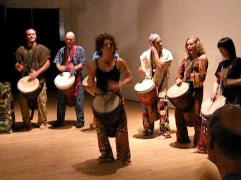 Kristen Arant solo at performance post Mamady Keita drum camp 2008