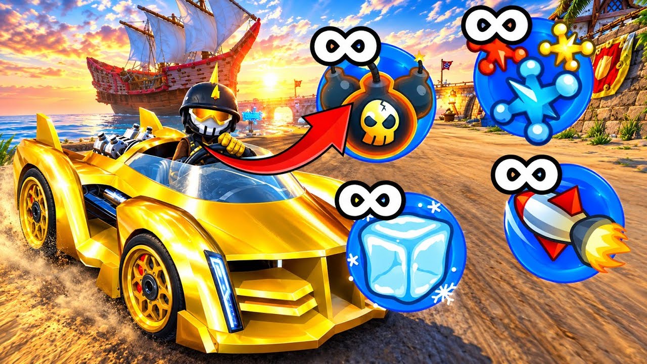 🤯♾️I Found the SECRET Hack for UNLIMITED Power-Ups in Beach Buggy Racing 2!