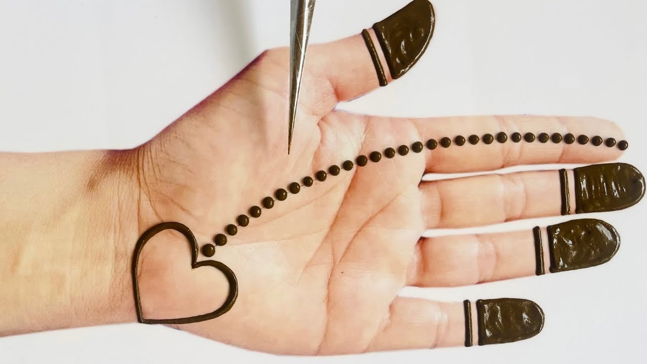 हाथो के मेहंदी डिजाइन //simple easy Ramzan Eid mehndi design||रमजान ईद आसान अरेबिक मेहंदी