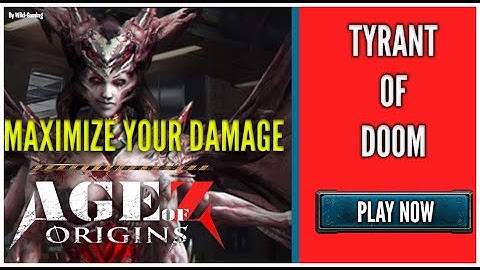 Age Of Z Origins: OPTIMIZE YOUR DAMAGES IN TYRANT OF DOOM EVENT !