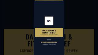 Stronger American Daily Health &amp; Fitness Brief — May 26, 2026