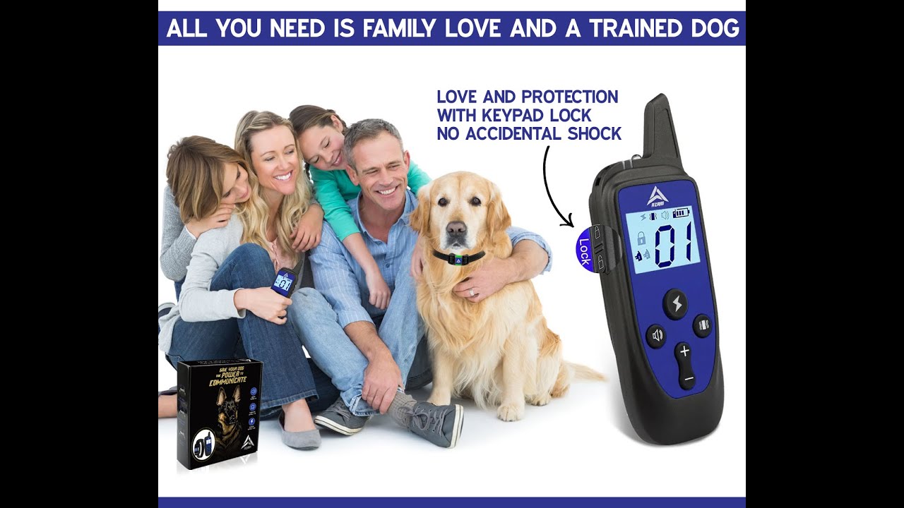 AZARI Dog Training Collar & Clicker 2022 Edition for Small, Medium