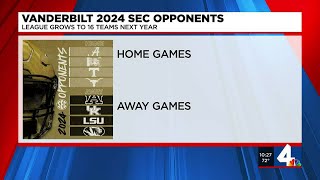 SEC releases 2024 football conference opponents