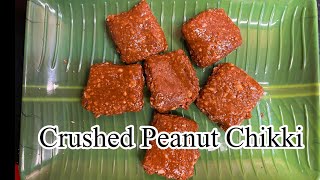 Crushed peanut chikki |  கடலை மிட்டாய் | Navarathri Day 7 ✨| saatvik foods