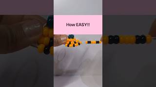 Make a Cute Beaded Keyring in 5 Minutes Pumpkin
