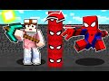 SCAVO 100 STRATI DI SPIDERMAN SU MINECRAFT !