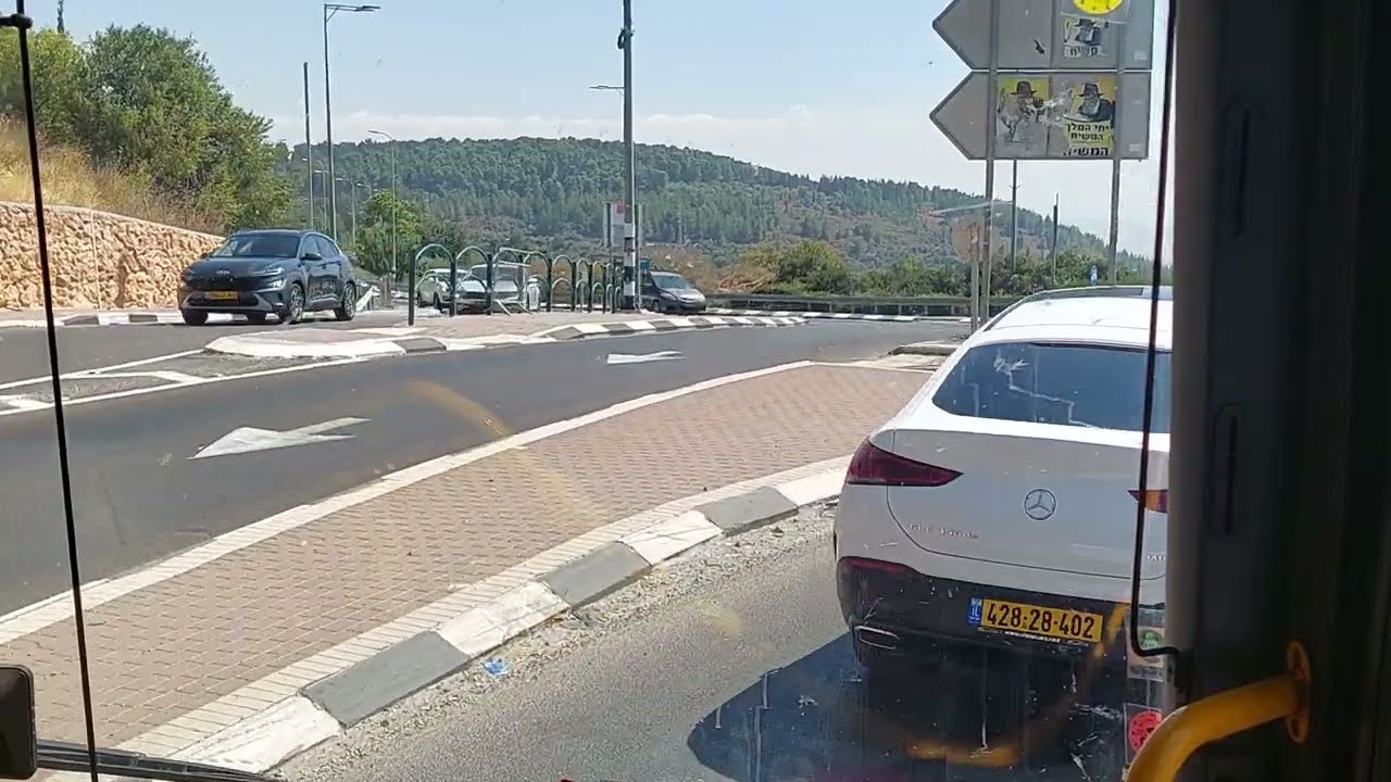 מצפת לקריית שמונה דרך כביש עוקף צפת- כבישים 89 ו-90  Safed to Kiryat Shmona via Elifelet Int.