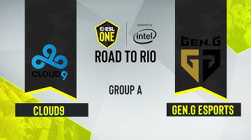 CSGO -  Gen.G Esports vs. Cloud9 [Inferno] Map 3 - ESL One Road to Rio - Group A - NA