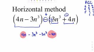 4-2 Adding and Subtracting Polynomial Expressions