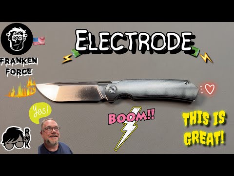 Review/impressions of a very cool USA Made Franken Forge S35VN Electrode knife… ⚡️