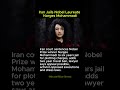 Iran Jails Nobel Laureate Narges Mohammadi #iran #nargesmohammadi #nobelprize #humanrights