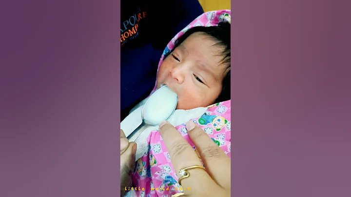 Watch the video about Spoon feeding🥣🥣 #shortfeeds#feeding#cute