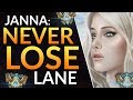 WIN EVERY LANE as SUPPORT - PRO JANNA LANING TIPS | LoL Challenger Gameplay Guide