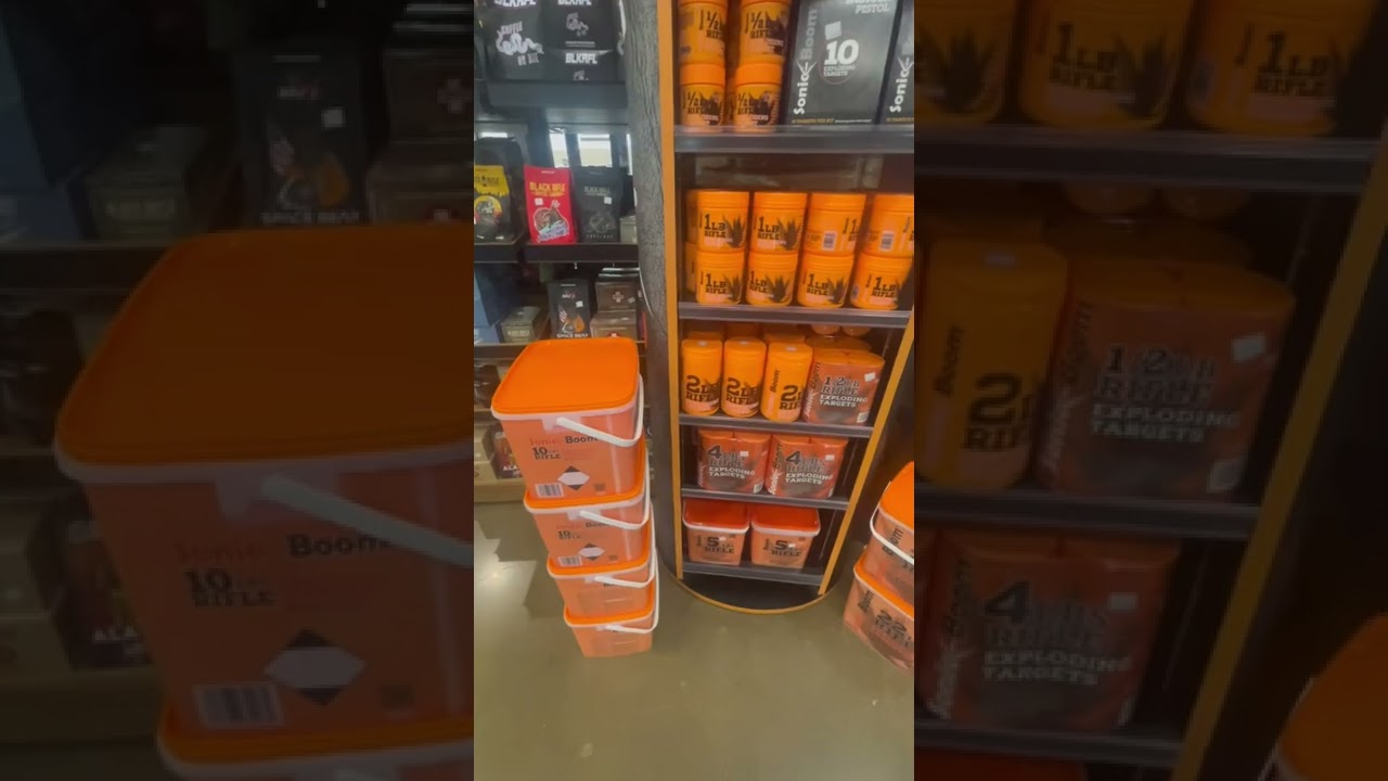 Sonic Boom Exploding Targets