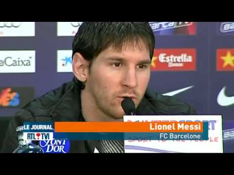 Le ballon d'or dcern  Lionel Messi, le prodige du ...