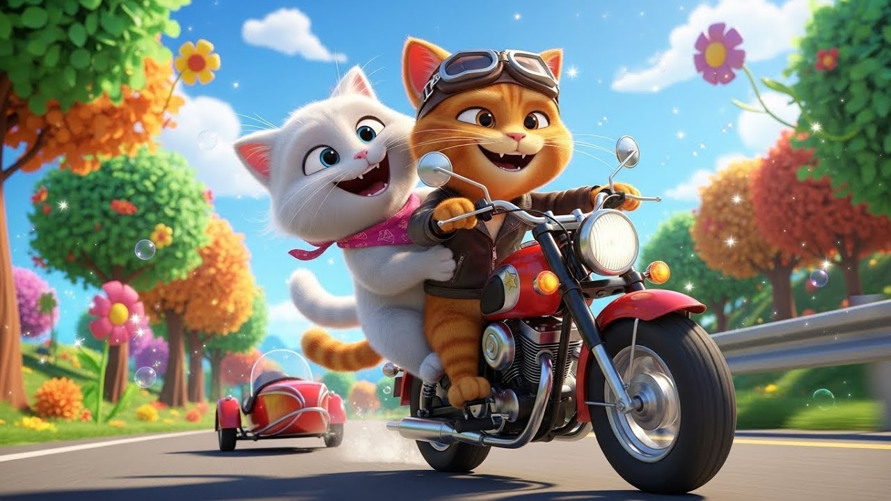 Кошка-мама подстригает шерсть на ферме и вяжет тигриную шапочку для котят дома 🐾🎩🐯