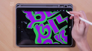 Graffiti ABC / Many types of B / Procreate Ipad / tutorial