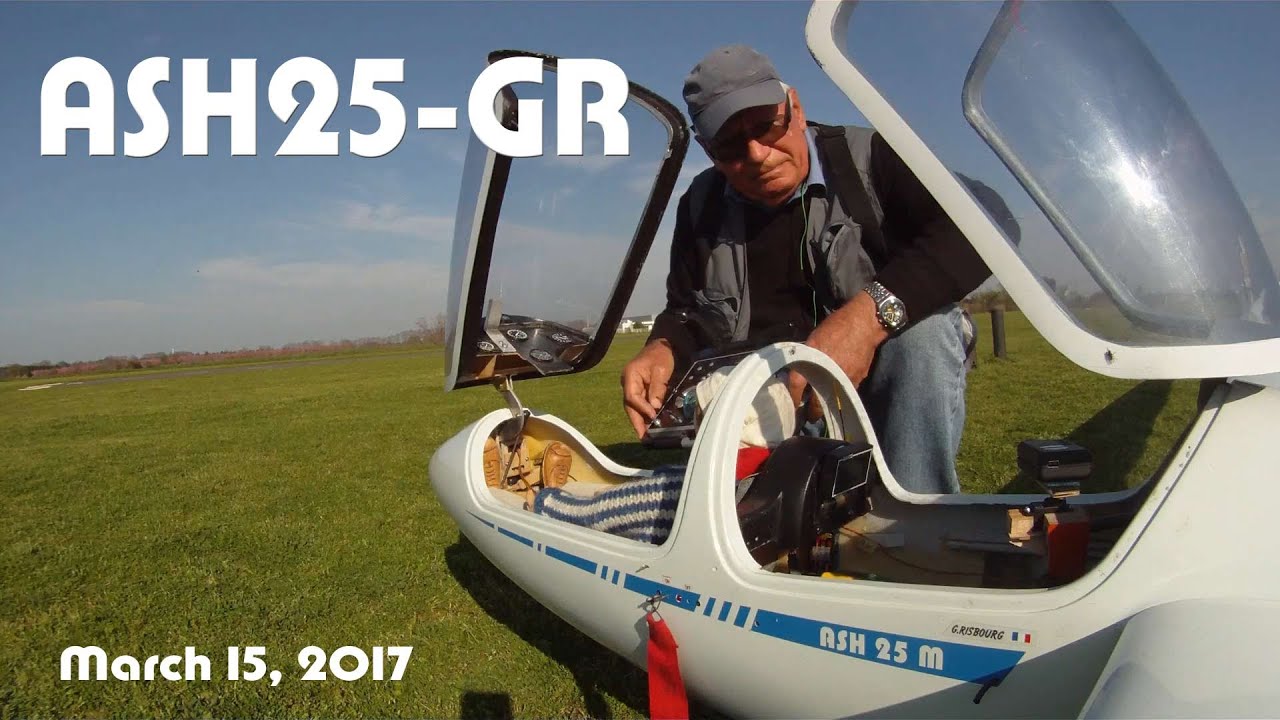Electric Rc Glider ASH25-GR     March 15, 2017